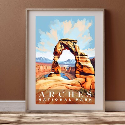Arches National Park Poster, Travel Art, Office Poster, Home Decor | S6 - image4